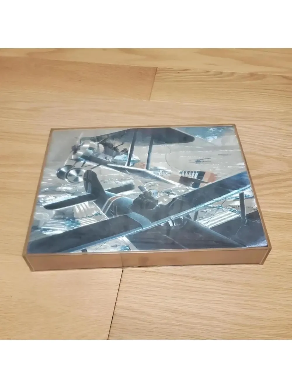 Vintage Fighter Jet Foil Art